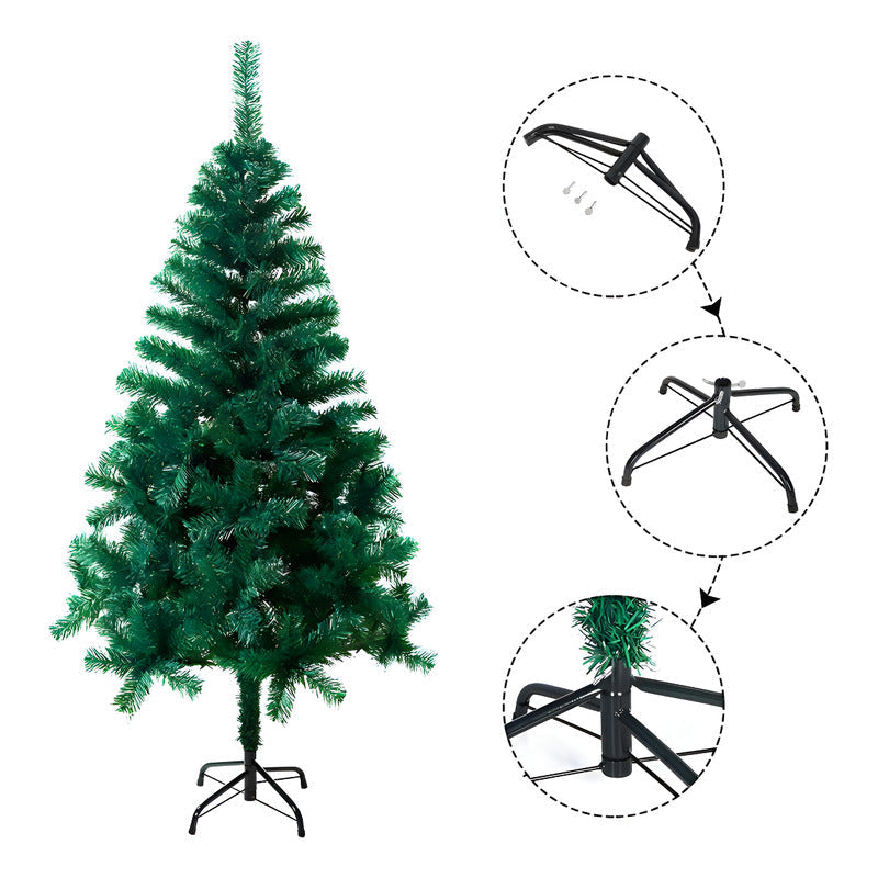 Arbol De Navidad 2,10 Mts Verde Tradicional Arbol De Pascua Verde