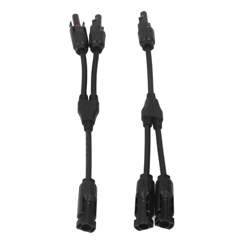 Cable Tipo Y Mc4  Rama 2-1 Para Paneles Solares Negro