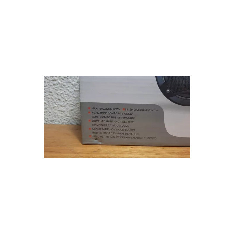 Parlantes Para Auto Pcinener Ts-1372 350w 13cms Color Negro
