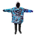 Poncho Sherpa Frazada De Chiporro Felpa Con Capucha Invierno