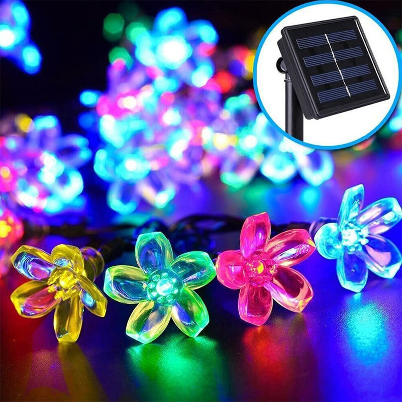 Pack X 2 Luces Solares Navidad Guirnalda  Varios Modelos