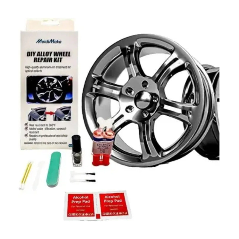 Kit Restauración Llantas Repara Rines De Auto