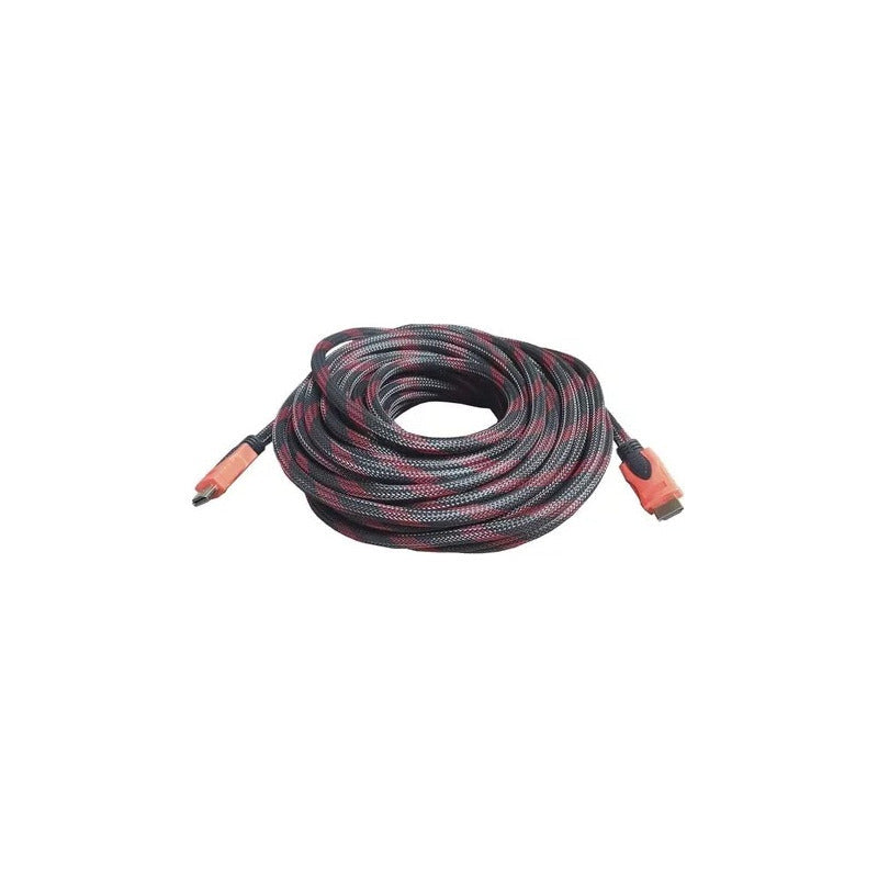 Cable 10 Mts Hdmi 4k Alta Velocidad Conector Bañado En Oro