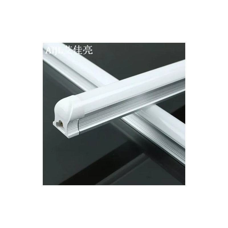 Tubo Led Con Base Canoa 18w 120cm Luz Fria Lisa Y Texturizad