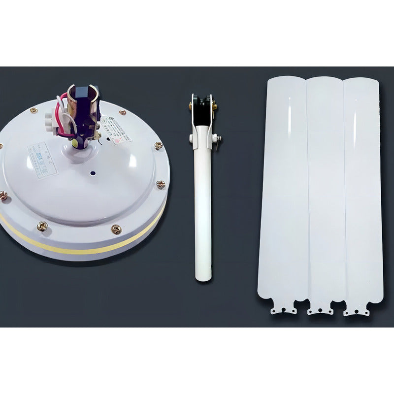 Pack X3 Ventiladores De Techo Metal 3 Aspas 142 Cm Color De La Estructura Blanco Color De Las Aspas Blanco Frecuencia 50 Material De Las Aspas Metalico 1.42 M Aluminio