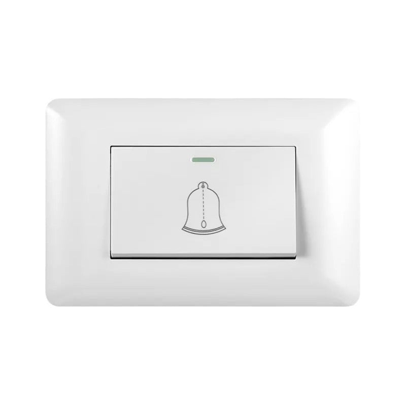 Pack X3  Pulsador Simple Timbre Interruptor 10a 250v  Blanco