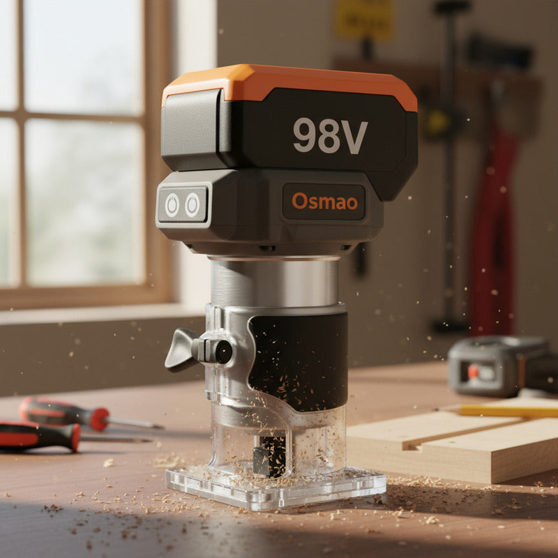 Fresadora Router Osmao 31000rpm Toma De 1/4 Electrica 1160w