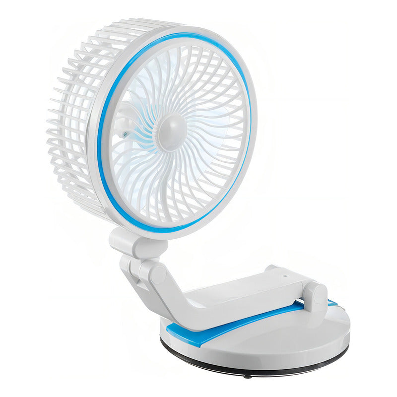 Ventilador De Mesa Genérica Ventilador Plegable Estructura Color Azul, 18 Cm