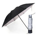 Paraguas Lluvia Plegable Sombrilla Impermeable Retractil Uv Negro