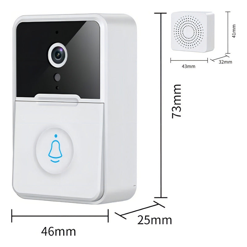 Timbre Inalámbrico Exterior Portátil Usb Camara Wifi