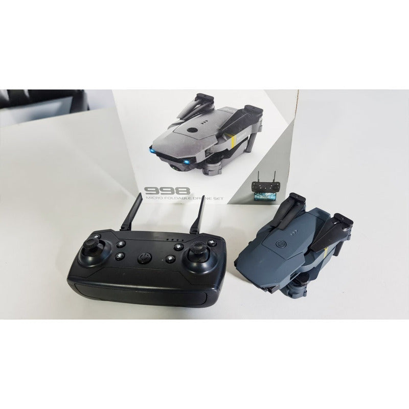 Drone Con Cámara Wifi App Control + Batería Recargable /ryc Color Negro