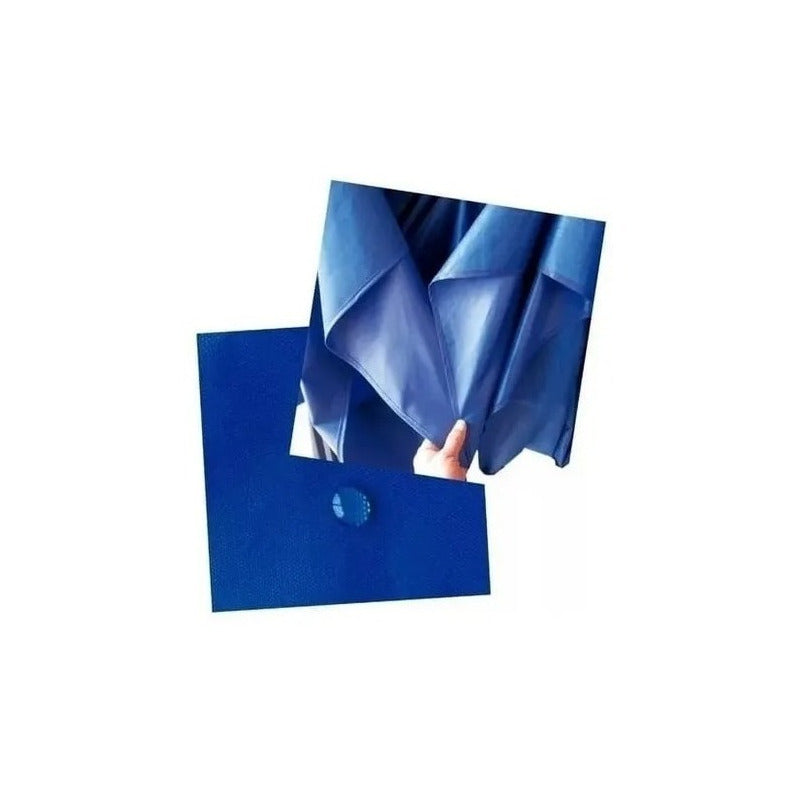 Pack 2 Lona 3x3 Repuesto Para Toldo Carpa Techo Plegable Azul