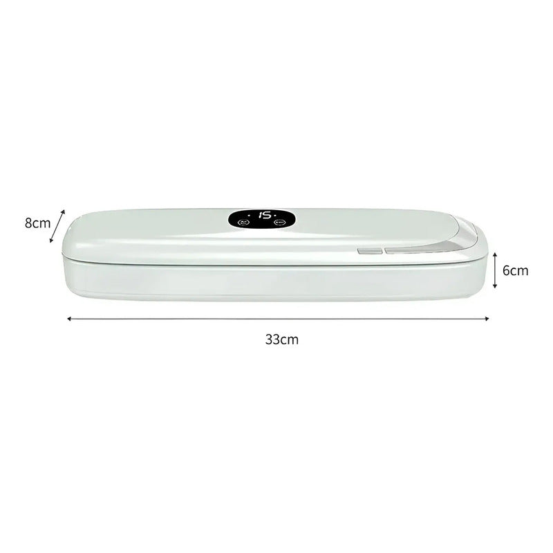 Sellador De Alimentos Al Vacio Selladora Automatica Blanco
