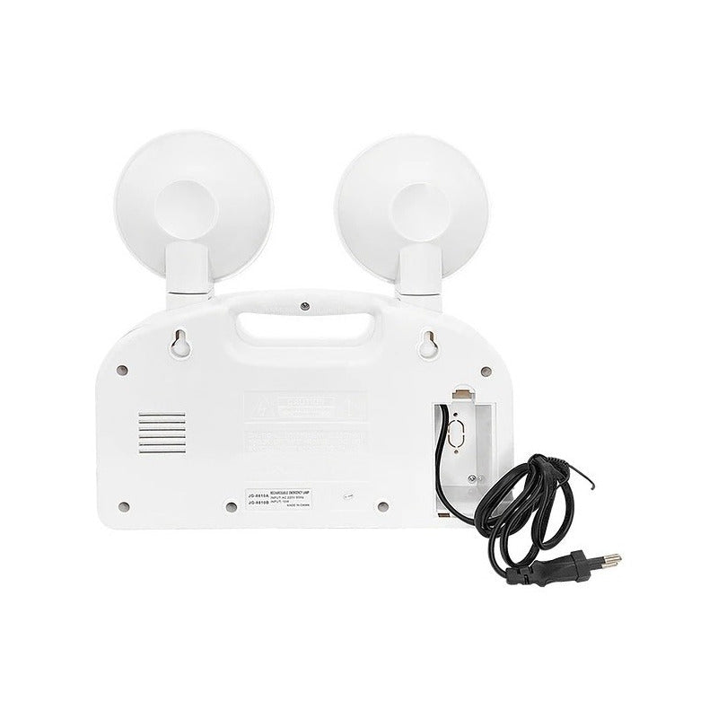 Lámpara De Emergencia Encendido Automatico Ajustable Blanco