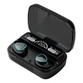Audífonos Inalámbricos Bluetooth V5.1 M10 Powerbank 2000 Color Negro