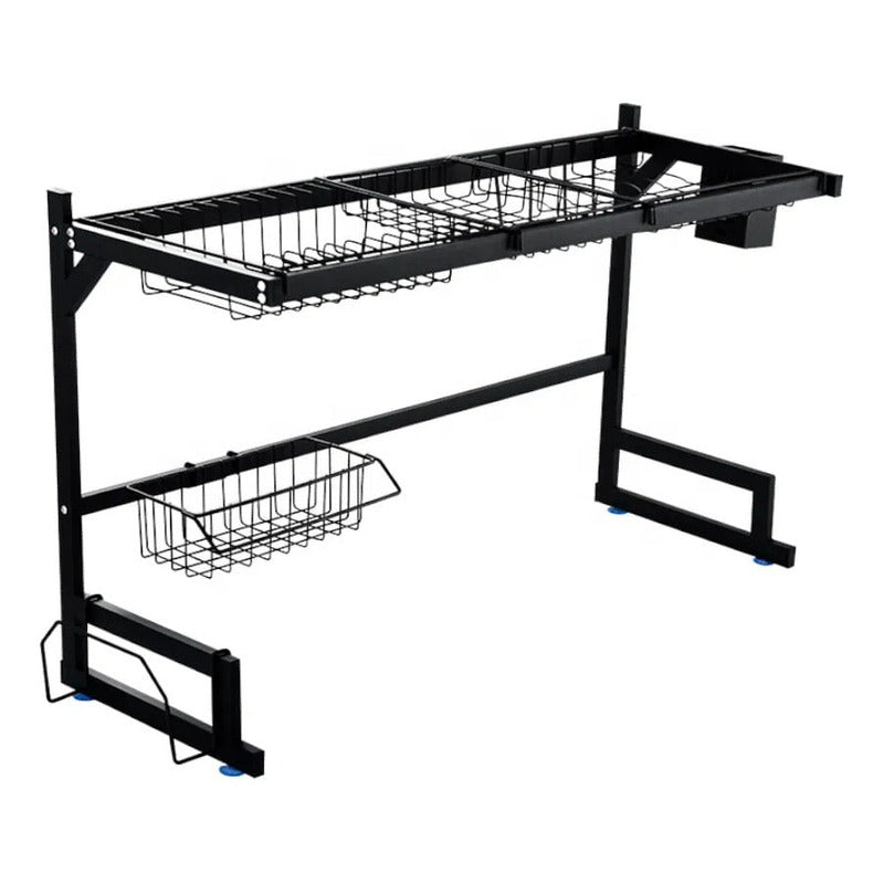 Escurridpremium Xl Secador De Platos 85 Cm Secador Loza Negro - 228217