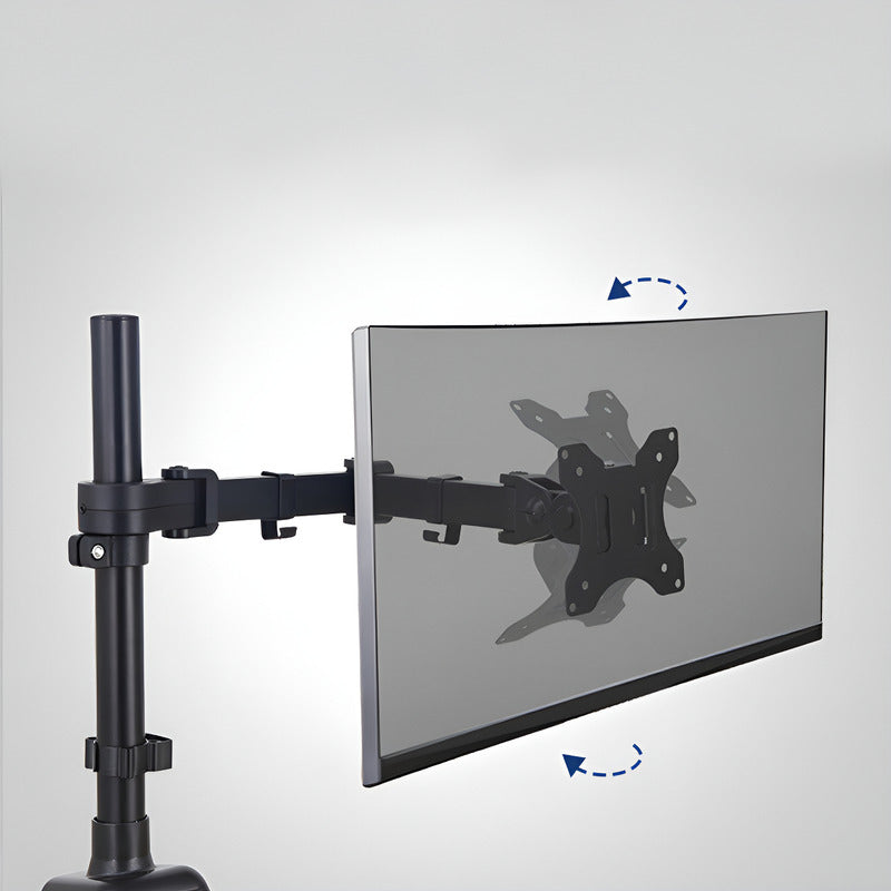 Soporte Monitor Pm50 Brazo Móvil 17-32 PuLG Inclinable Giratorio Negro