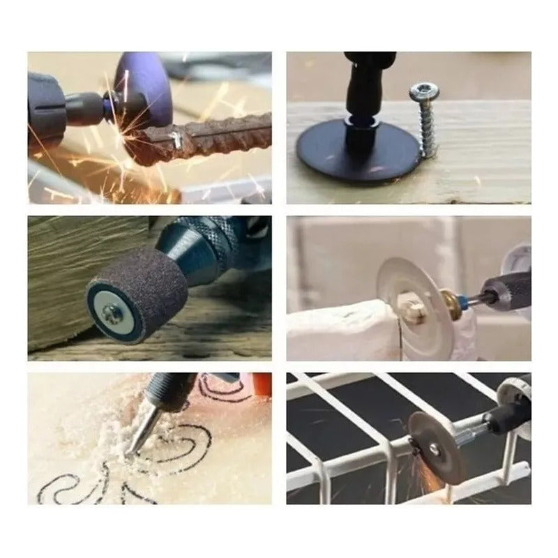 Dremel Mini Inalámbrico Recargable 3.6v Maleta 35 Piezas 50/60 10 W
