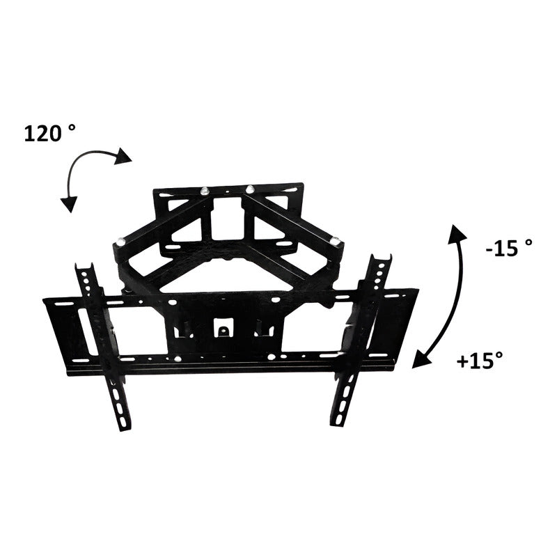 Soporte De Pared Articulado Para Tv 32 A 70 Pulgadas Vesa 600x400mm Capacidad 55kg