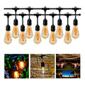 Soquete Guirnalda Terraza Patio Ampolletas Incl Luces Cálida