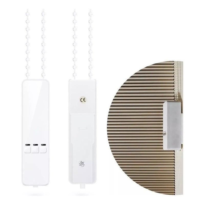 Motor Inteligente Para Cortinas Wifi Roller Control Remoto Blanco
