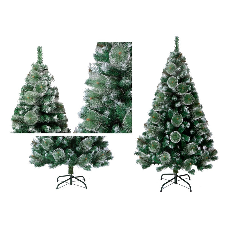 Árbol De Navidad Pascua Nieve Con Base Armado Facil Blanco