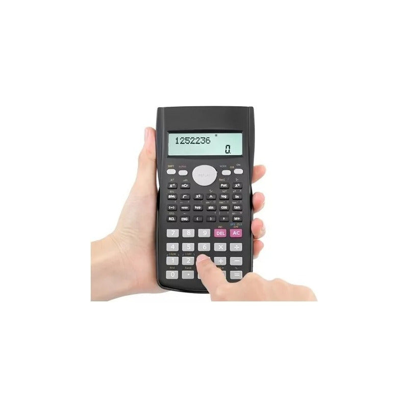 Calculadora Científica Y Comercial 240 Funciones 12 Digitos Negro