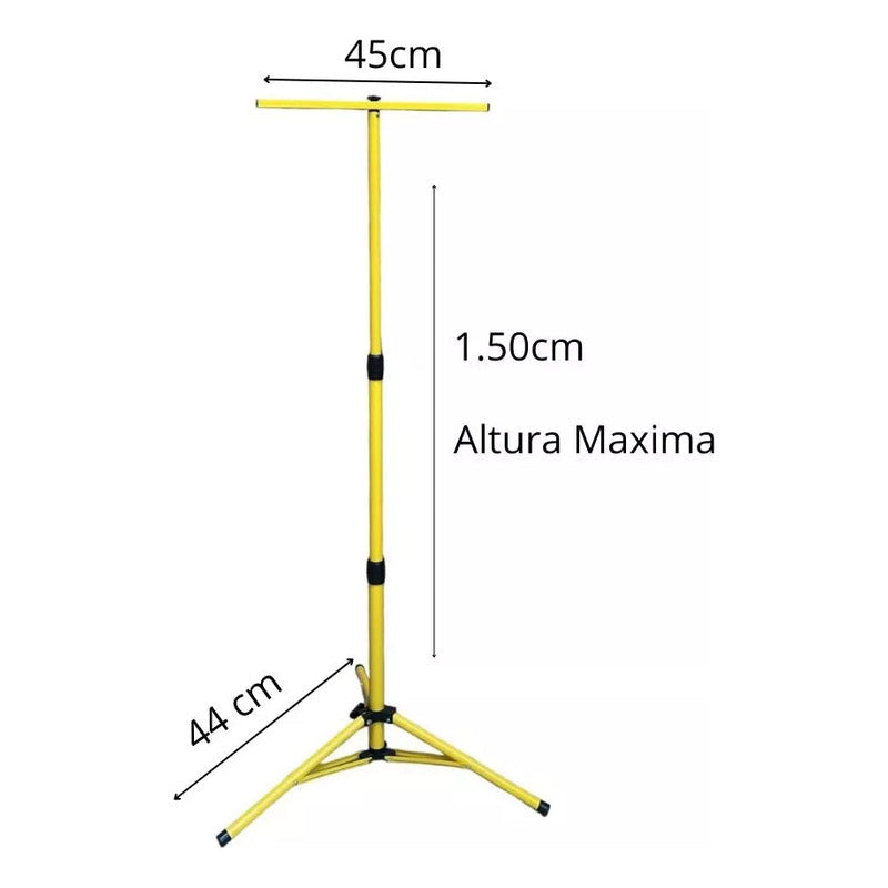 Soporte Base Atril Tripode Para Foco Led O Emergencia