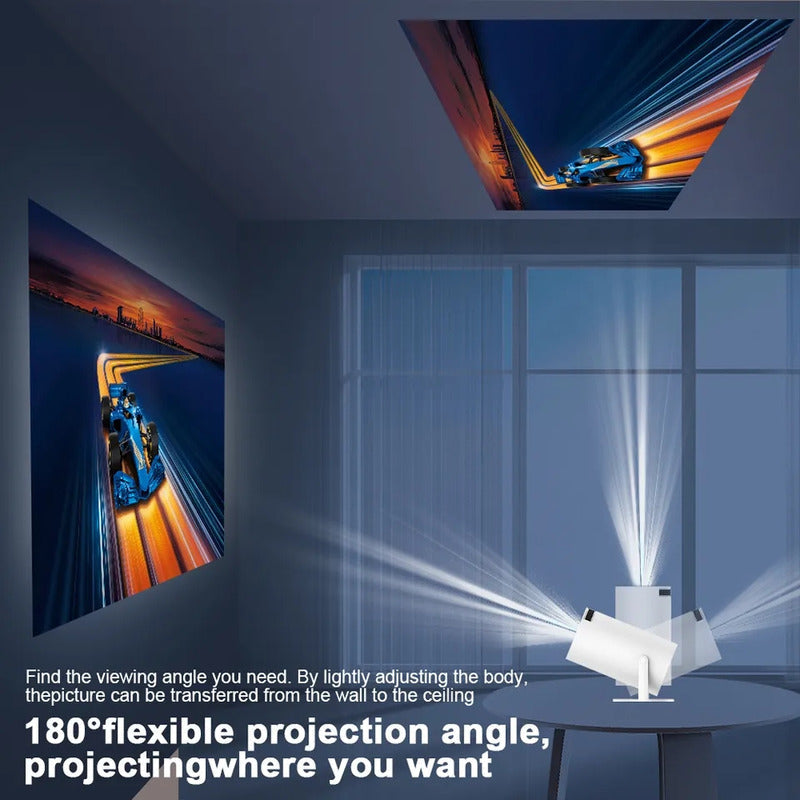Proyector Portatil Android Homecinema 200lm Blanco 110v/220v
