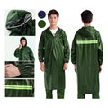 Poncho Resistente Impermeable Pvc Capa Para La Lluvia  Multicolor Unica