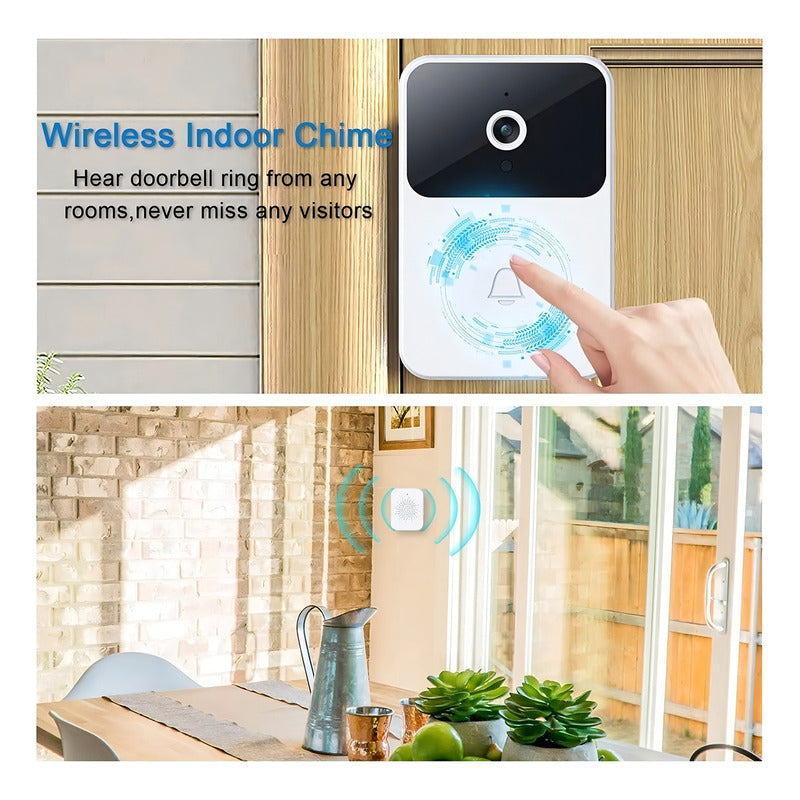 Timbre Inalámbrico Exterior Portátil Usb Camara Wifi