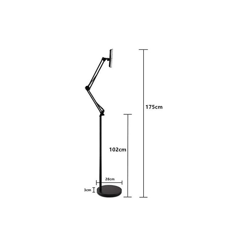 Soporte Brazo Articulado Para iPad/tablet/telf Metalico Negro
