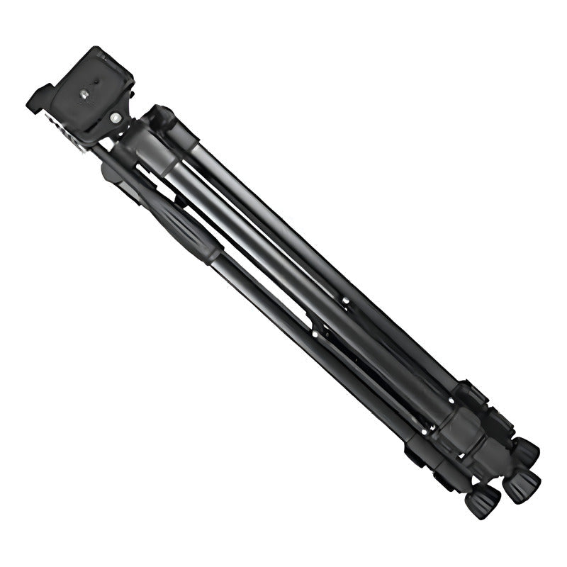 Tripode Para Camara Profesional 3366 Nivel Angulo Manivela Color Negro
