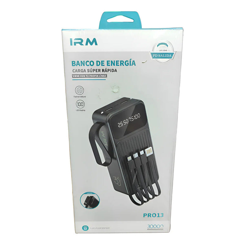 Batería Externa 30000 Mah Carga Rapida Power Bank
