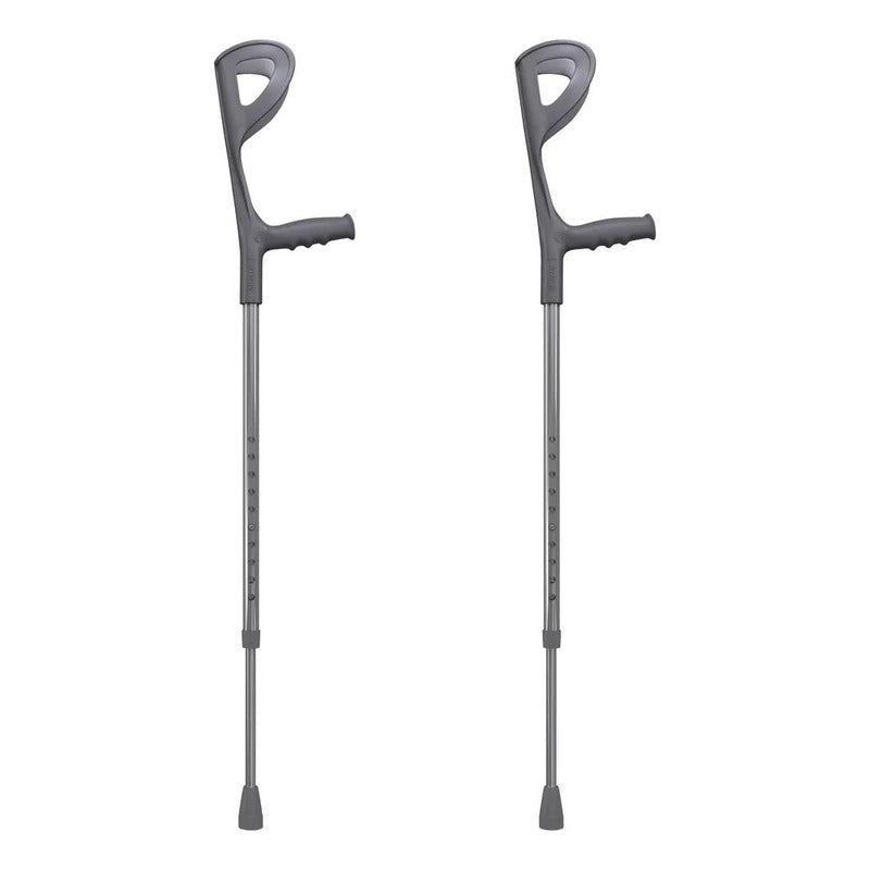 Baston Muleta Canadiense Ortopedico Gris