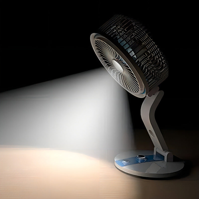 Ventilador De Mesa Genérica Ventilador Plegable Estructura Color Azul, 18 Cm