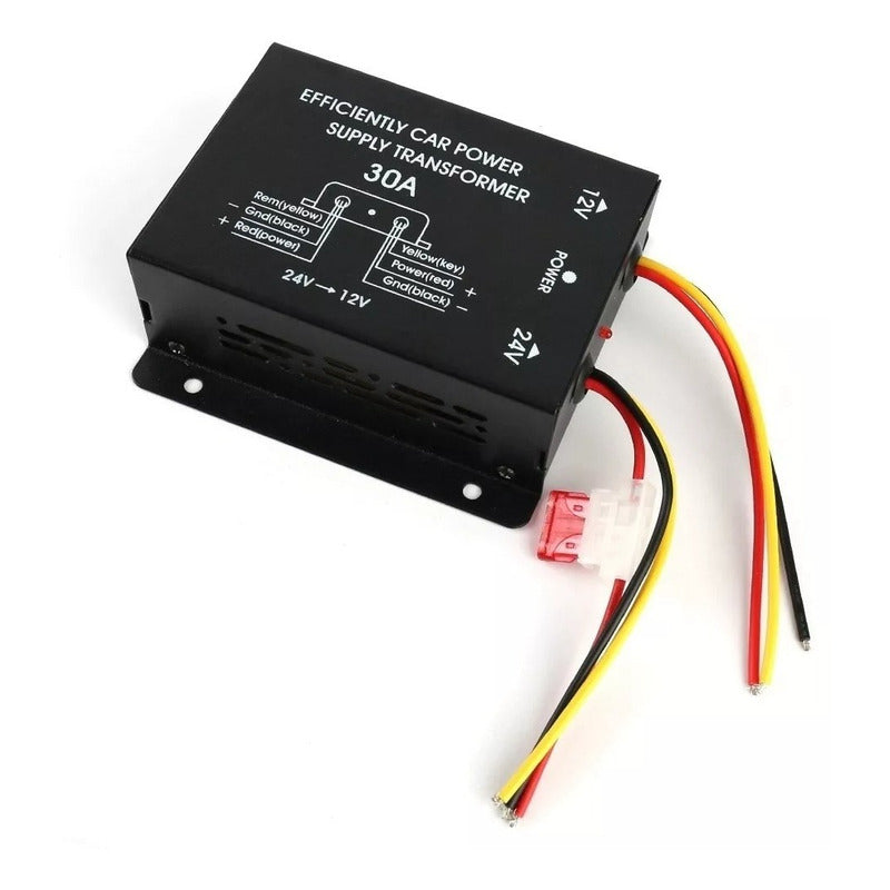 Inversor Transformador Corriente De 24 A 12 Volt 30 Amp