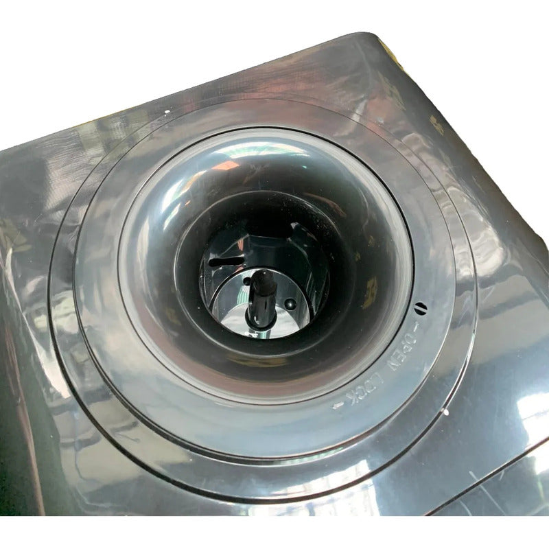 Dispensador De Agua Eléctrico Grande 3 En 1 Con Mini  Nevera Negro