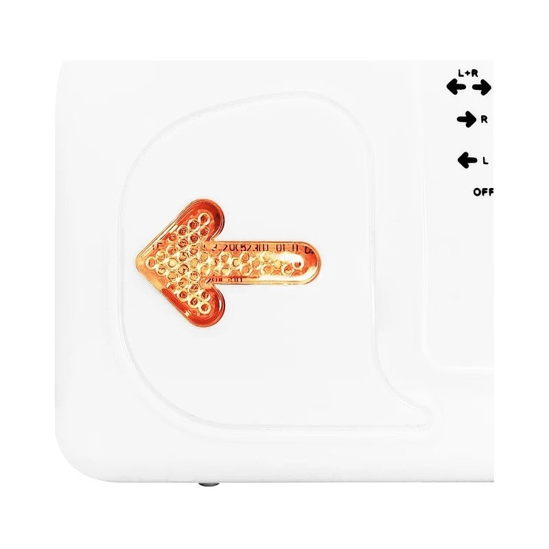 Lámpara De Emergencia Encendido Automatico Ajustable Blanco