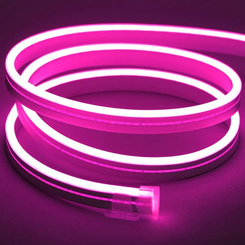 Cinta Led Neon Luz 5 Metros Flexibletransformador 12v