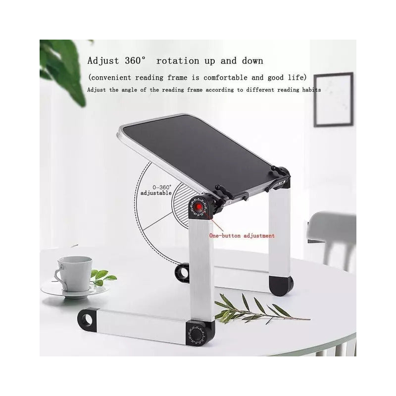 Elevador Notebook Plegable Soporte De Laptop Color Verde Cla Verde Claro