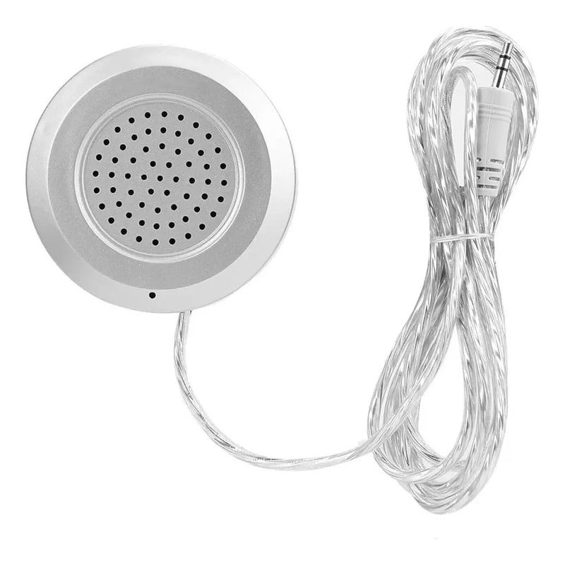 Intercomunicador Microfono Para Bancos Y Cajas Citofono Plateado