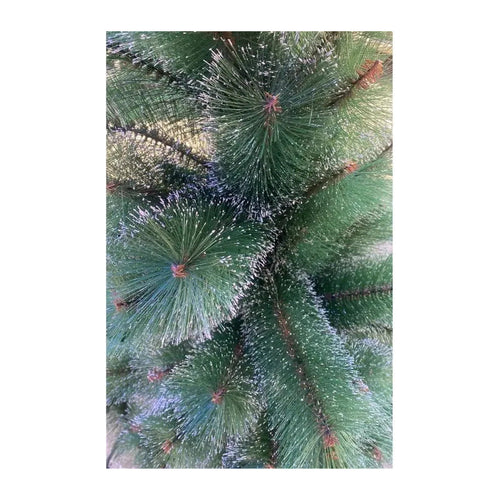 Arbol De Navidad Nevado 2.10mts Arbol Decorado Con Nieve Nevado 210cm