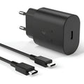 Cargador Para Samsung A30/ A31 /a32 /a33 Carga Rápida 25w Negro
