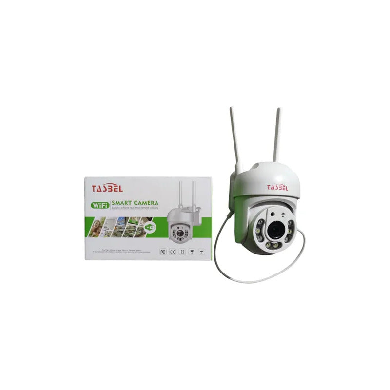 Cámara Ip Con Movimiento, Infrarrojo Impermeable Wifi Hd Blanco