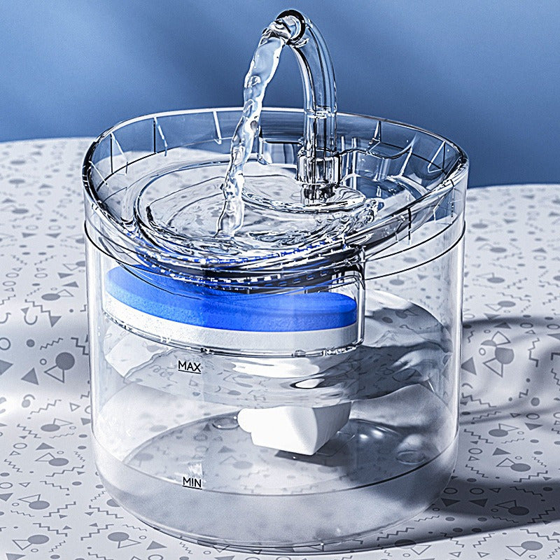 Bebedero De Agua Automatico Gatos Perros Dispensador Transparente