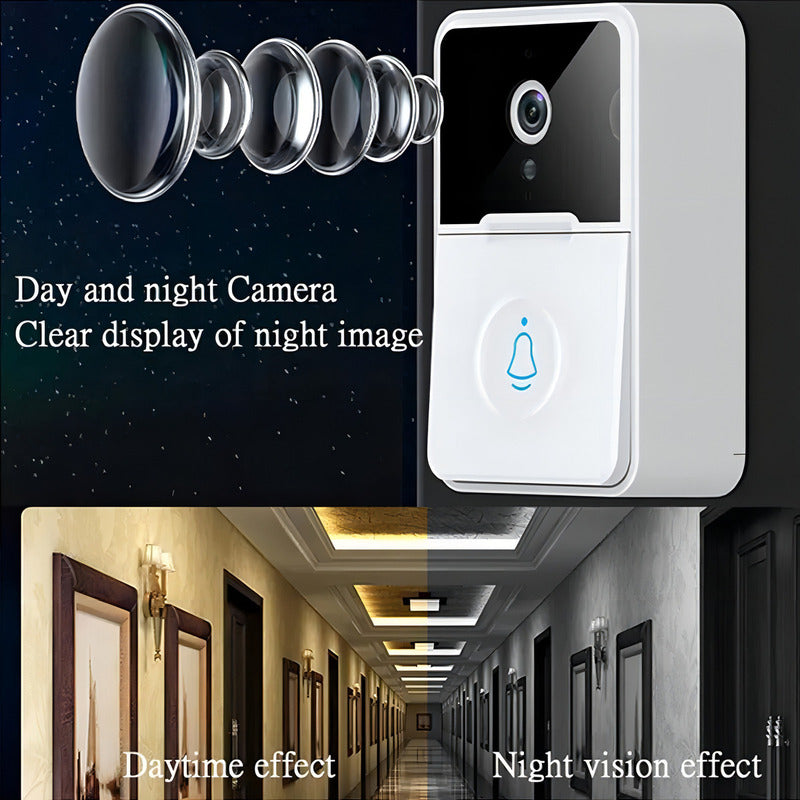 Timbre Inalámbrico Exterior Portátil Usb Camara Wifi