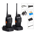Radio Portatil X2 Walkie Talkie Bf-888s Baofeng Transmisor  Negro