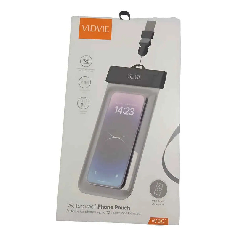 Funda Impermeable Teléfono Celular Móvil Protector De Lluvia Surtido Liso