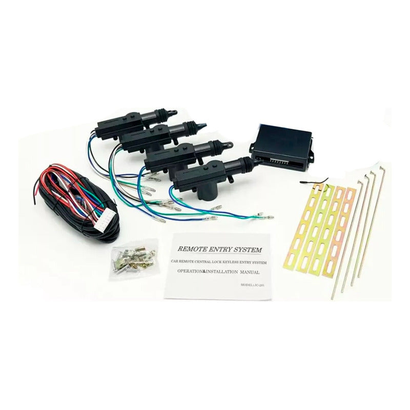 Kit Completo Cierre Centralizado Auto Universal Encauchado